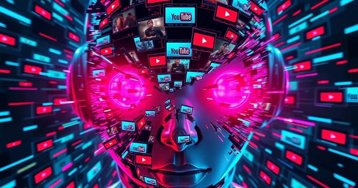 Roboter schaut Youtube